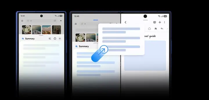 Samsung Galaxy Z Fold7 5G 512 GB 12 GB RAM Blue Shadow AI-Smartphone – Nahost-Version - Bild 21