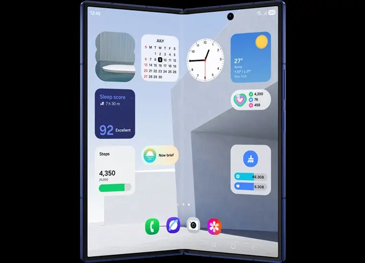 Samsung Galaxy Z Fold7 5G 512 GB 12 GB RAM Blue Shadow AI-Smartphone – Nahost-Version - Bild 25